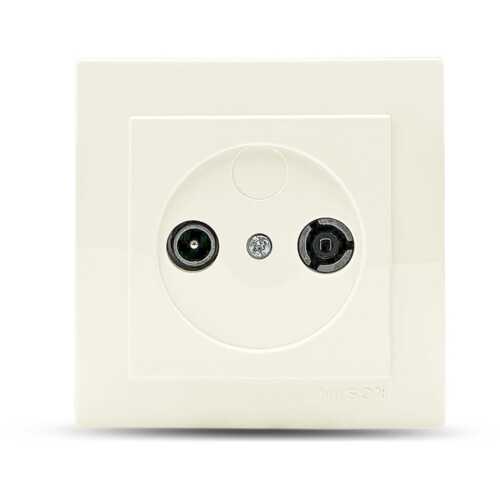 Μπέζ πρίζα TV-Radio τερματική