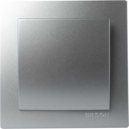 Ασημί διακόπτης μεσαίος Α/Ρ