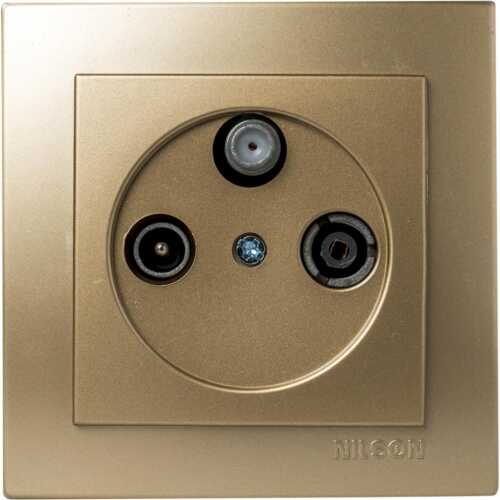 Σατινέ πρίζα TV-Radio - SAT διελεύσεως