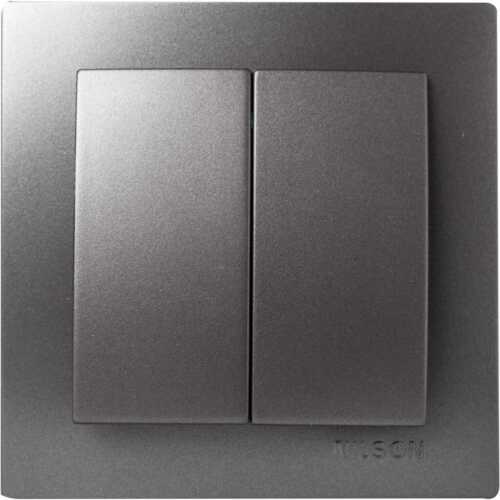 Ανθρακί διακόπτης Α/Ρ διπλός