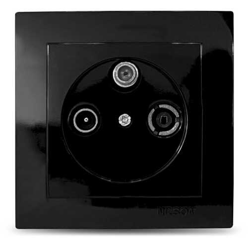 Μαύρη πρίζα TV - Radio - SAT τερματική