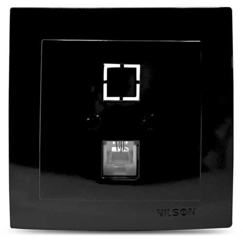 Μαύρη πρίζα τηλεφώνου