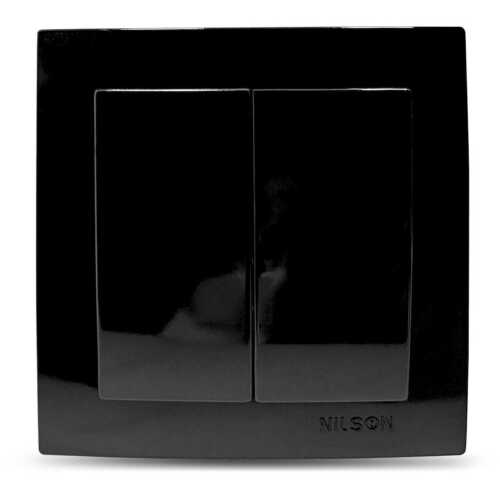 Μαύρος διακόπτης Α/Ρ διπλός