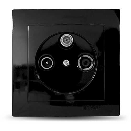 Μαύρη πρίζα TV - Radio - SAT τερματική