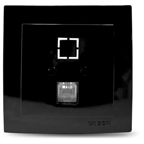 Μαύρη πρίζα τηλεφώνου