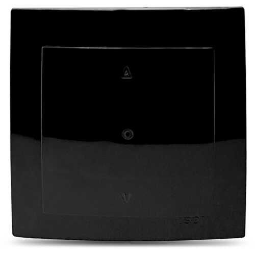 Μαύρος διακόπτης ρολλών μονός