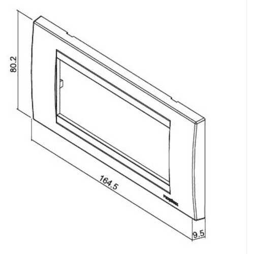 Πλαίσιο 5 θέσεων Χρώμιο