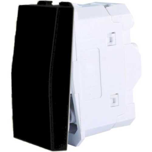 Διακόπτης απλός  1 θέσης Μαύρος 10AX 250V