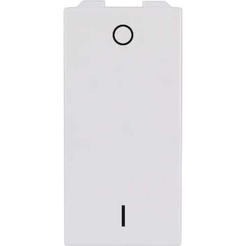 Διακόπτης διπολικός (0-1) 1 θέσης Λευκός 10ΑΧ 250V