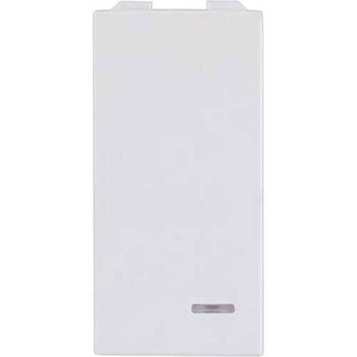 Μεσαίος Α/Ρ με ενδεικτική 1 θέσης Λευκός 10ΑΧ 250V