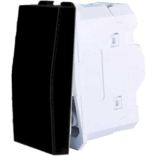 Μπουτόν 1 θέσης Μαύρος 10ΑΧ250V