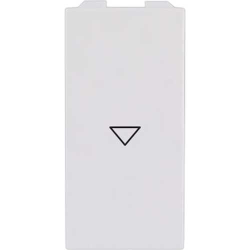 Μπουτόν ρολλών 1 θέσης Λευκό 10ΑΧ250V