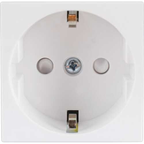 Πρίζα σουκο 2 θέσεων  Λευκή 2Ρ + Ε 16Α 250V