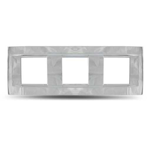 Πλαίσιο 3Θ Νίκελ πλαστικό