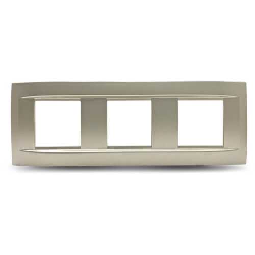 Πλαίσιο 3Θ Σατινέ μπρονζέ πλαστικό