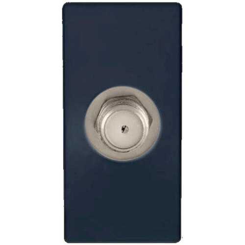 Πρίζα SAT 1 θέσης Μαύρη 5MΗz - 2400ΜΗz Θ/Θ 0db