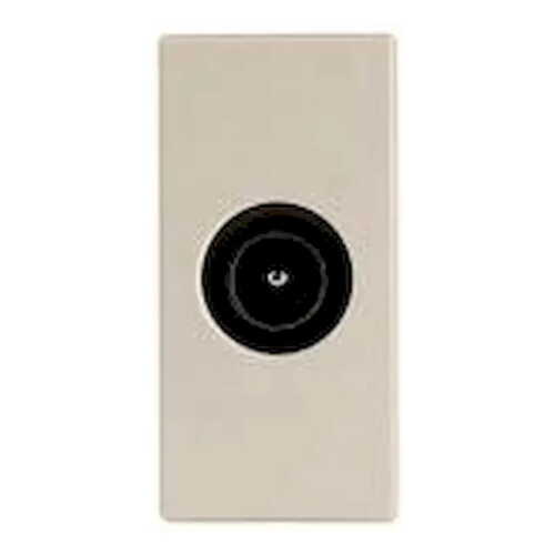 Πρίζα TV-Radio - SAT τερματική 1 θέσης Ιβουάρ 1db