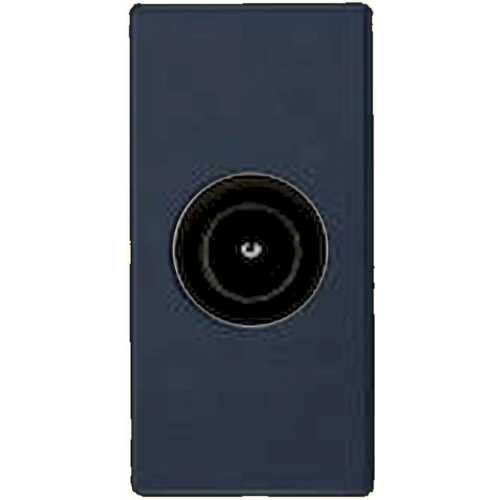 Πρίζα TV-Radio - SAT διελεύσεως 1 θέσης Μαύρη 10db