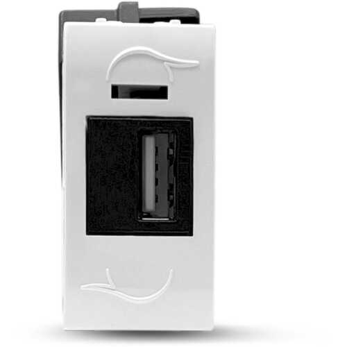 Πριζα usb λευκο