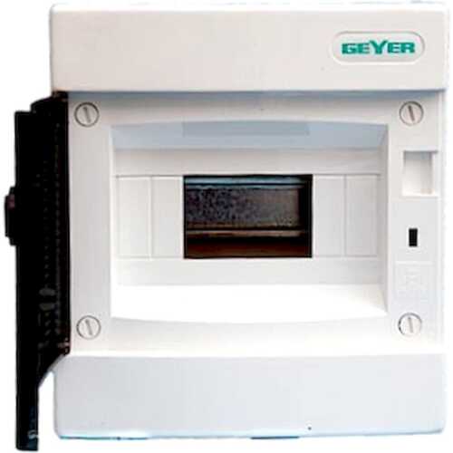 Πίνακας xωνευτός Άθως 1x4θ διάφανη πόρτα IP40