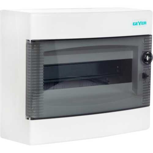 Πίνακας επίτοιxος Αίνος 1x12θ διάφανη πόρτα IP40