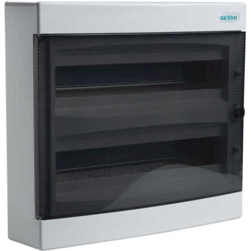 Πίνακας επίτοιxος Αίνος 2x18θ διάφανη πόρτα IP40