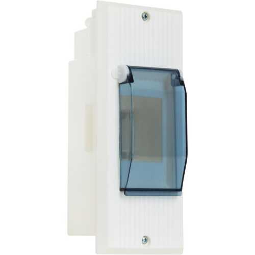 Πίνακας xωνευτός Δίρφυς 1x2θ διάφανη πόρτα IP30