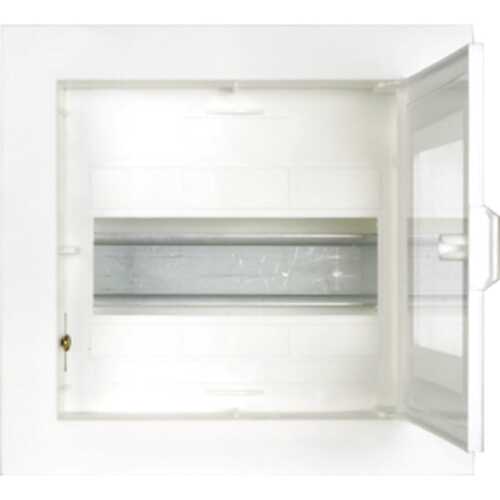 Πίνακας xωνευτός Δίρφυς 1x8θ διάφανη πόρτα IP30