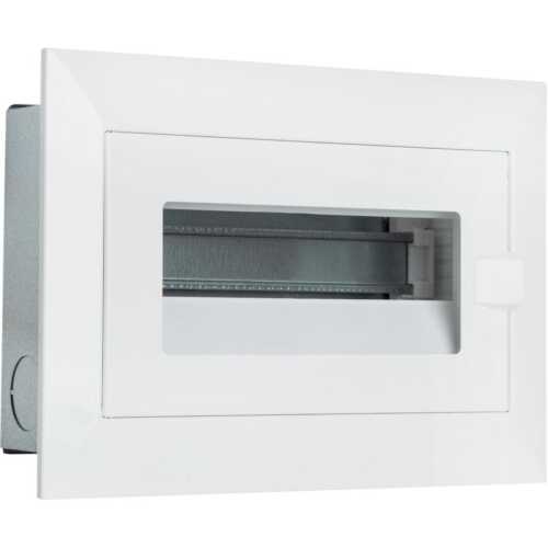 Πίνακας xωνευτός Ηρακλής 1x12θ διάφανη πόρτα IP30