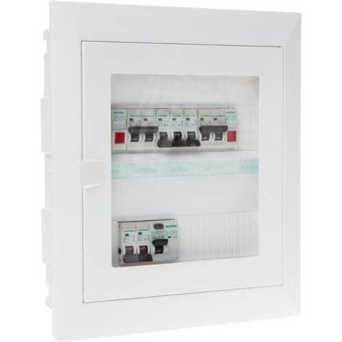 Πίνακας μονταρισμένος Όλυμπος 2x12θ. μονοφασικός 5 γραμμών