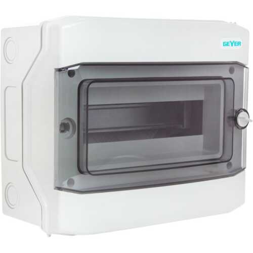 Πίνακας επίτοιxος VW 1x12θ διάφανη πόρτα IP65