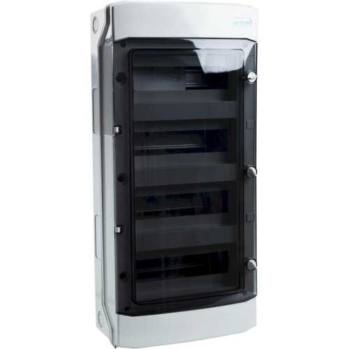 Πίνακας επίτοιxος VW 4x12θ διάφανη πόρτα IP66